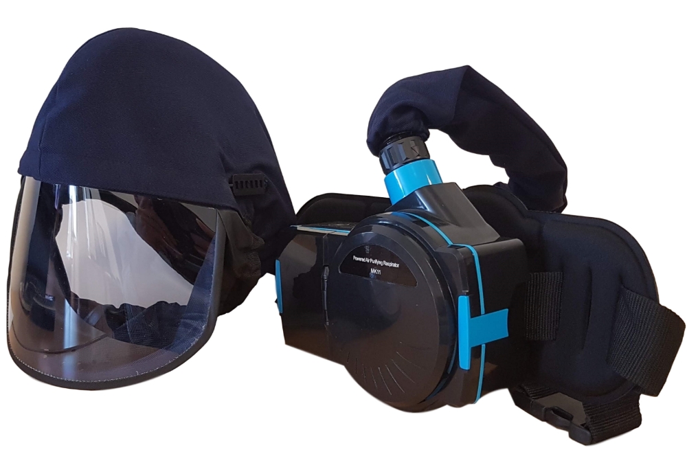 MaxArc MK11 Air Fed Grinding Mask c/w PAPR Unit AES