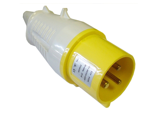 110 Volt 32 AMP 3-Pin Yellow Plug - AES